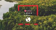 forest area with purina cares here logo