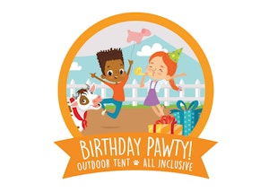 Purina Farms Birthday Pawties logo