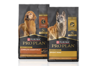 Pro Plan Senior Dog Food packages.