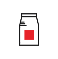 Large pet food bag icon.