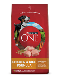 purina one chicken and rice formula