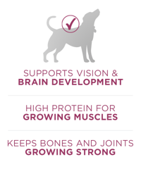 100 por ciento nutrición 0 por ciento rellenos. Cada ingrediente tiene un propósito