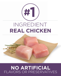 el ingrediente principal es la carne real de pollo