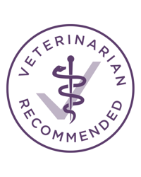logotipo de recomendado por veterinarios