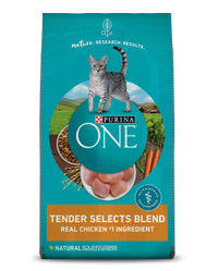 purina one tender selects blend real chicken #1 ingredient