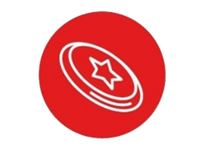 red circle with frisbie