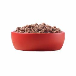 bowl of wet dog food
