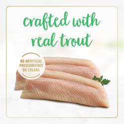 Crafted with real trout. No artificial preservatives or colors.
