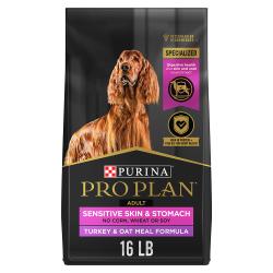 purina pro plan turkey and oatmeal dog food bag