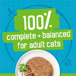 100% complete and balanced for adult cats