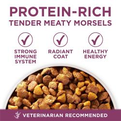 Protein-rich tender meaty morsels. Strong immune system, radiant coat, healthy energy