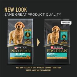 Purina Pro Plan Puppy Shredded Blend New Packaging Same Great Quality