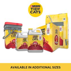 Tidy Cats 24/7 Performance Multi-Cat Clumping Litter available in additional sizes.