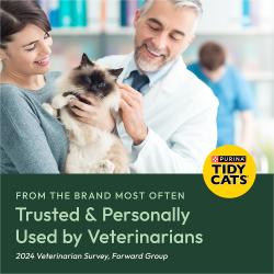 From the brand most often trusted and personally used by veterinarians. 2024 Veterinarian Survey, Forward Group.