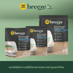 Tidy Cats Breeze Active Clean Scent Extra Strength Zeolite Pellets available in additional sizes and quantities.