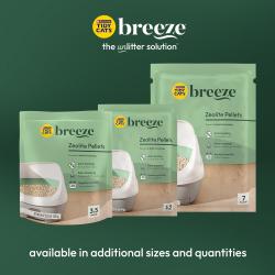 Tidy Cats Breeze Zeolite Pellets Refill available in additional sizes and quantities.