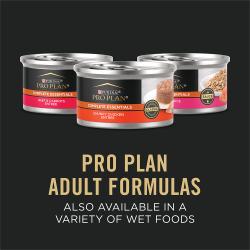Pro Plan Complete Essentials adult formulas are also available in a variety of wet foods.