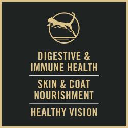 Pro Plan Complete Essentials dry cat food supports digestive plus immune health and healthy vision.