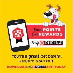 Earn points, get rewards with the myPurina app. Download today and get points on your next Beggin' dog treat purchase.