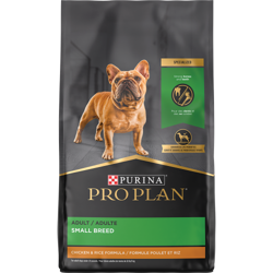 Fórmula especializada Purina Pro Plan de pollo y arroz para razas pequeñas