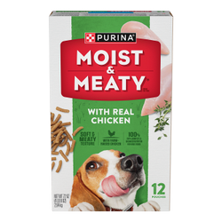 Purina Moist & Meaty con carne real de pollo