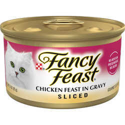 Purina Fancy Feast Sliced Chicken Feast Wet Cat Food in Gravy