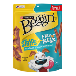 Beggin' Dog Treats Bacon & Peanut Butter Flavor Stix Dog Treats