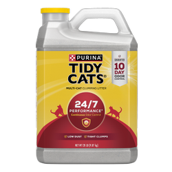Tidy Cats 24/7 Performance Multi-Cat Clumping Litter 20 lb. jug.