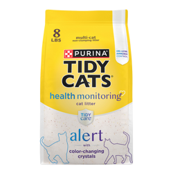 Tidy Cats Tidy Care Alert Health Monitoring Cat Litter 8 lb. bag.