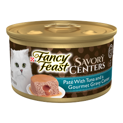 Fancy Feast® Savory Centers Paté with Tuna and a Gourmet Gravy Center Wet Cat Food