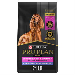 Pro Plan Sensitive Skin & Stomach Turkey & Oatmeal Dry Dog Food 24-lb bag