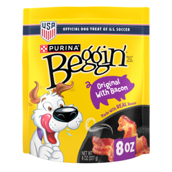 U.S. Soccer official Beggin' Dog Treats Original With Bacon 8oz bag.