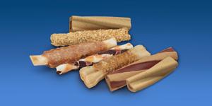 A lineup of a variety of Busy Bones.