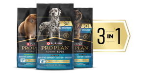 Pro Plan AdvantEDGE Digestive Support+ 3-in-1 dry dog food