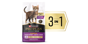 Pro Plan AdvantEDGE Senior Support+ 3-in-1 dry cat food