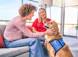 Mental Health Session with Golden Retriever
