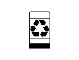Recycling icon.