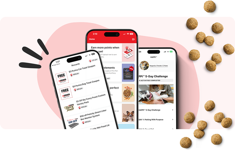 Earn points on Purina purchases with the myPurina app