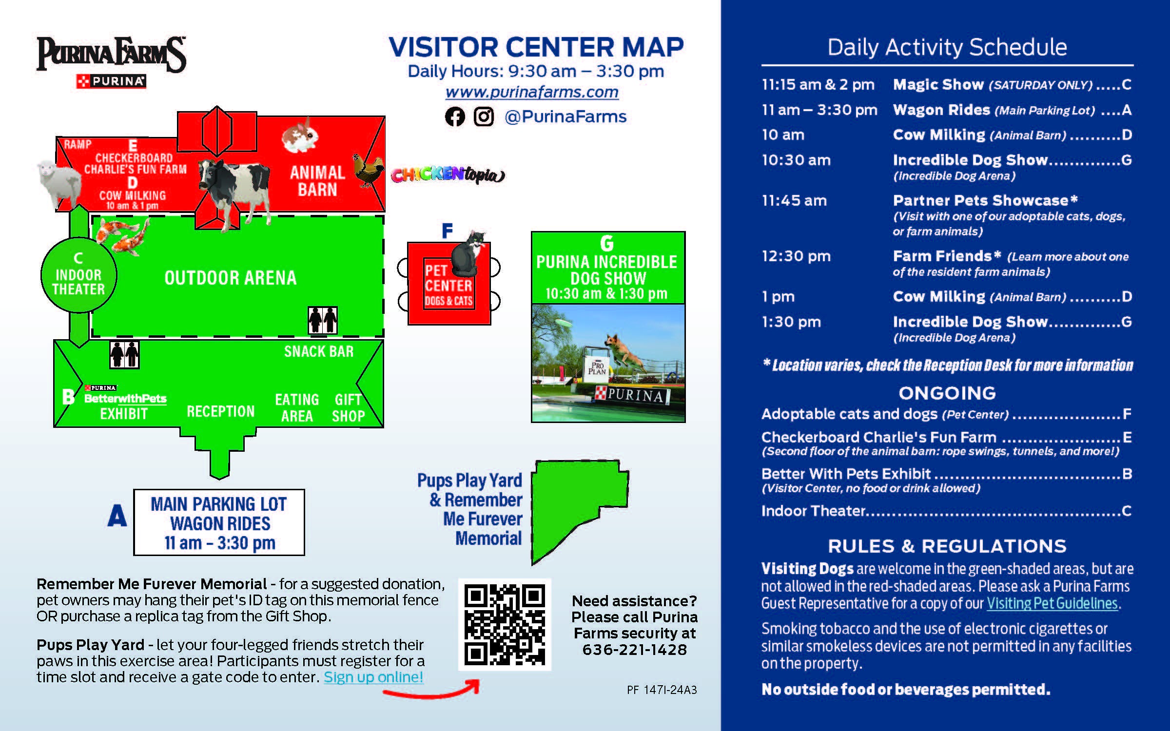Visitor Center Map