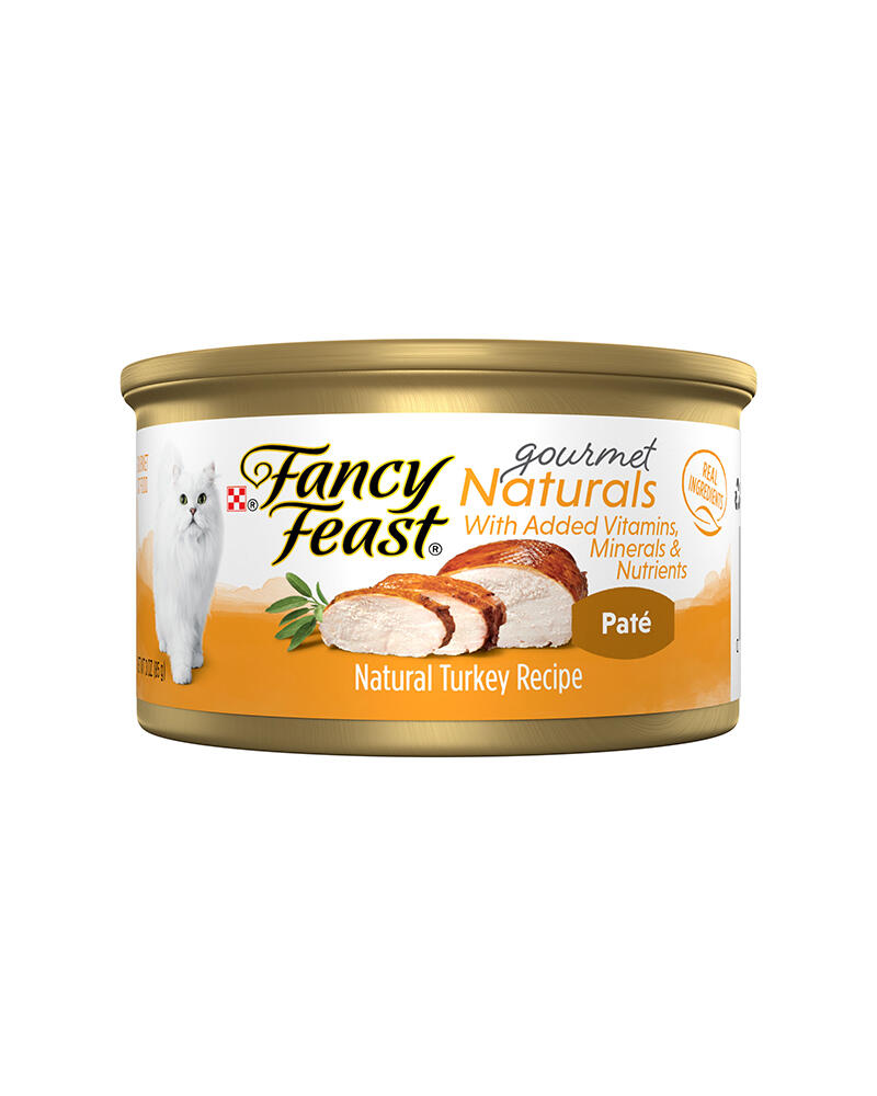 Fancy Feast Gourmet Naturals Turkey Pate Wet Cat Food Purina US