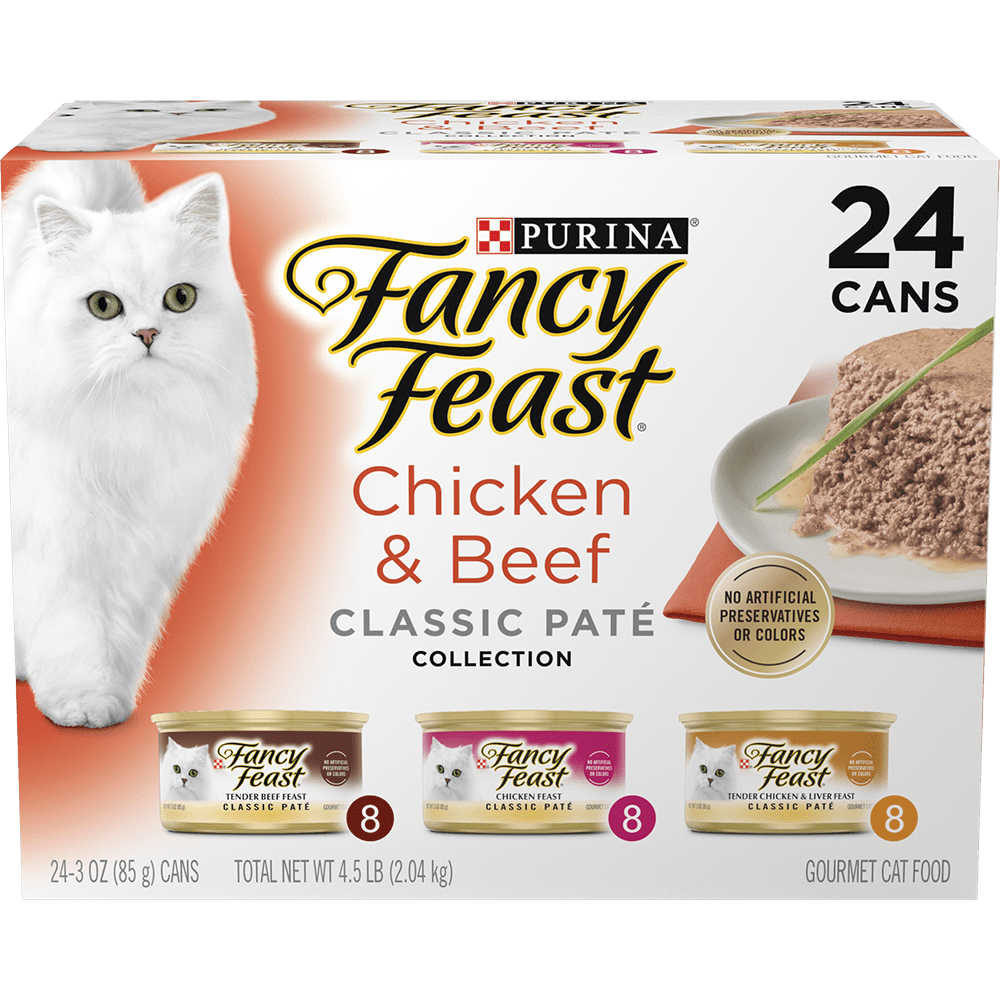 Purina fancy feast wet cat food hotsell