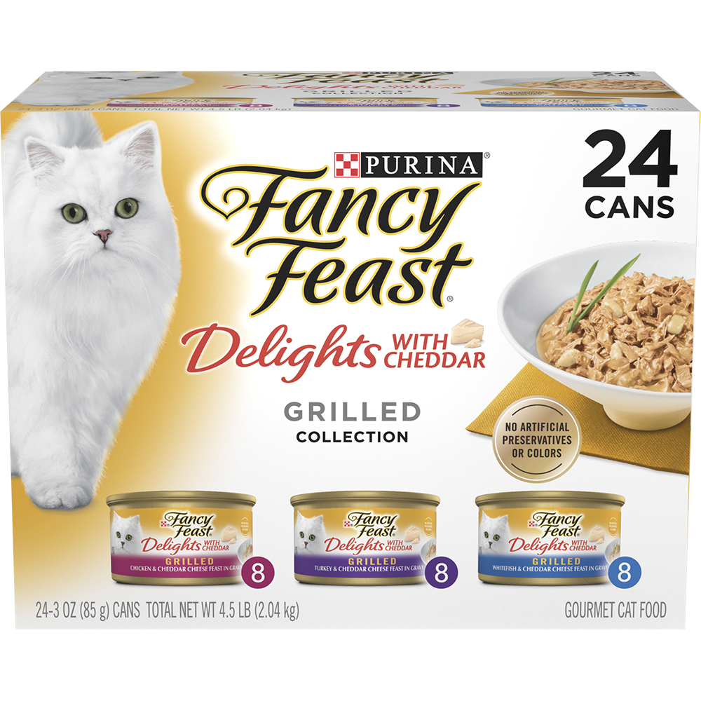 Cheese flavored outlet cat food