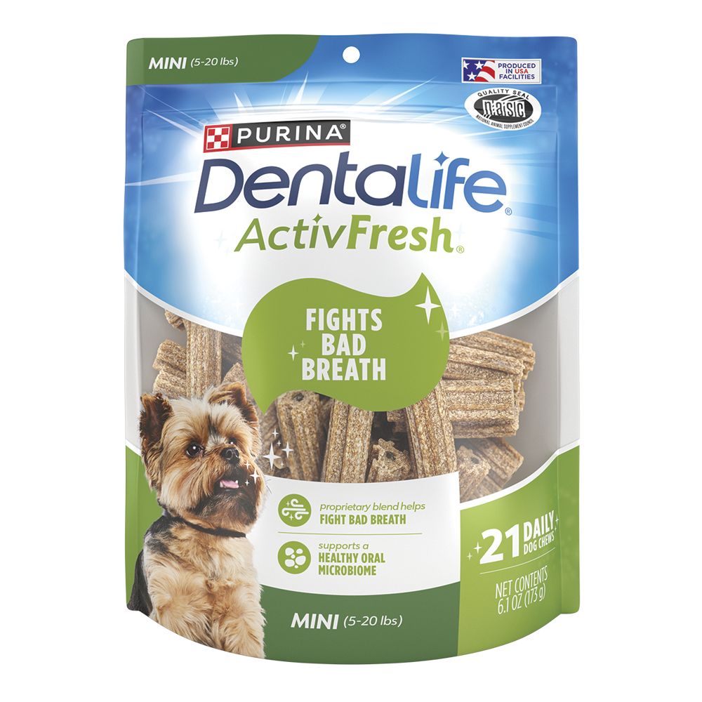 DentaLife ActivFresh Mini Dental Small Dog Supplements | Purina US