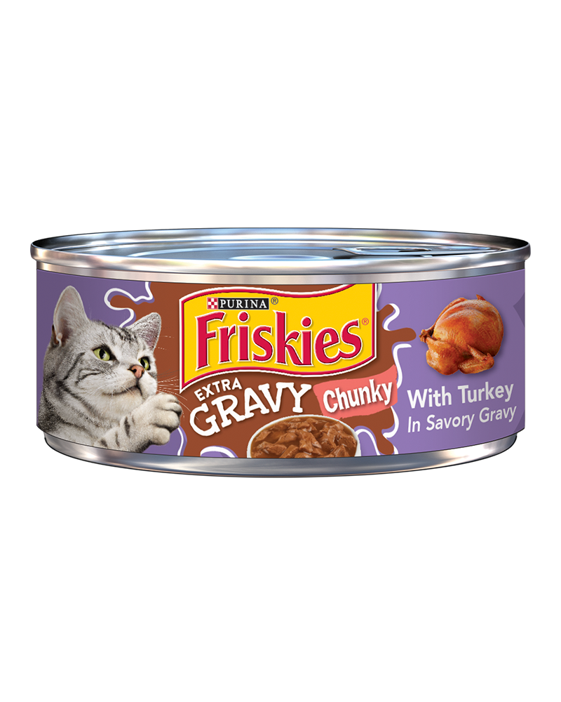 Friskies pate 2025 with extra gravy