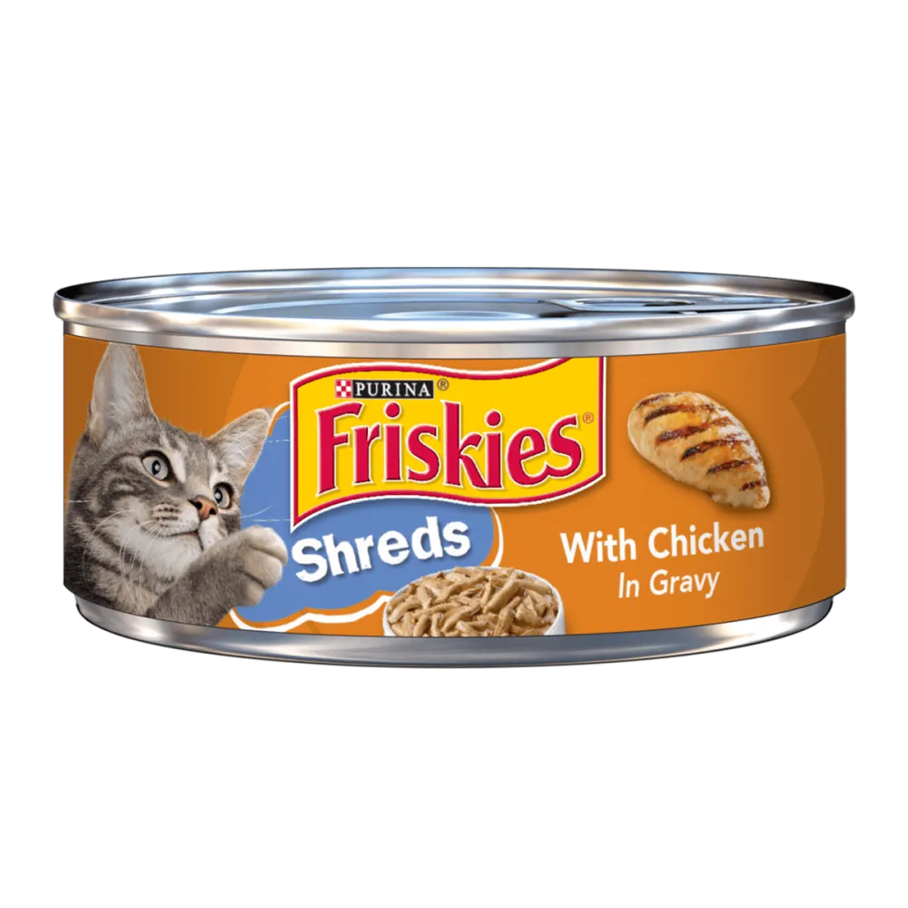Friskies Shreds With Chicken In Gravy Wet Cat Food