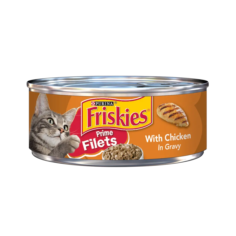 Friskies Prime Filets With Chicken In Gravy Wet Cat Food