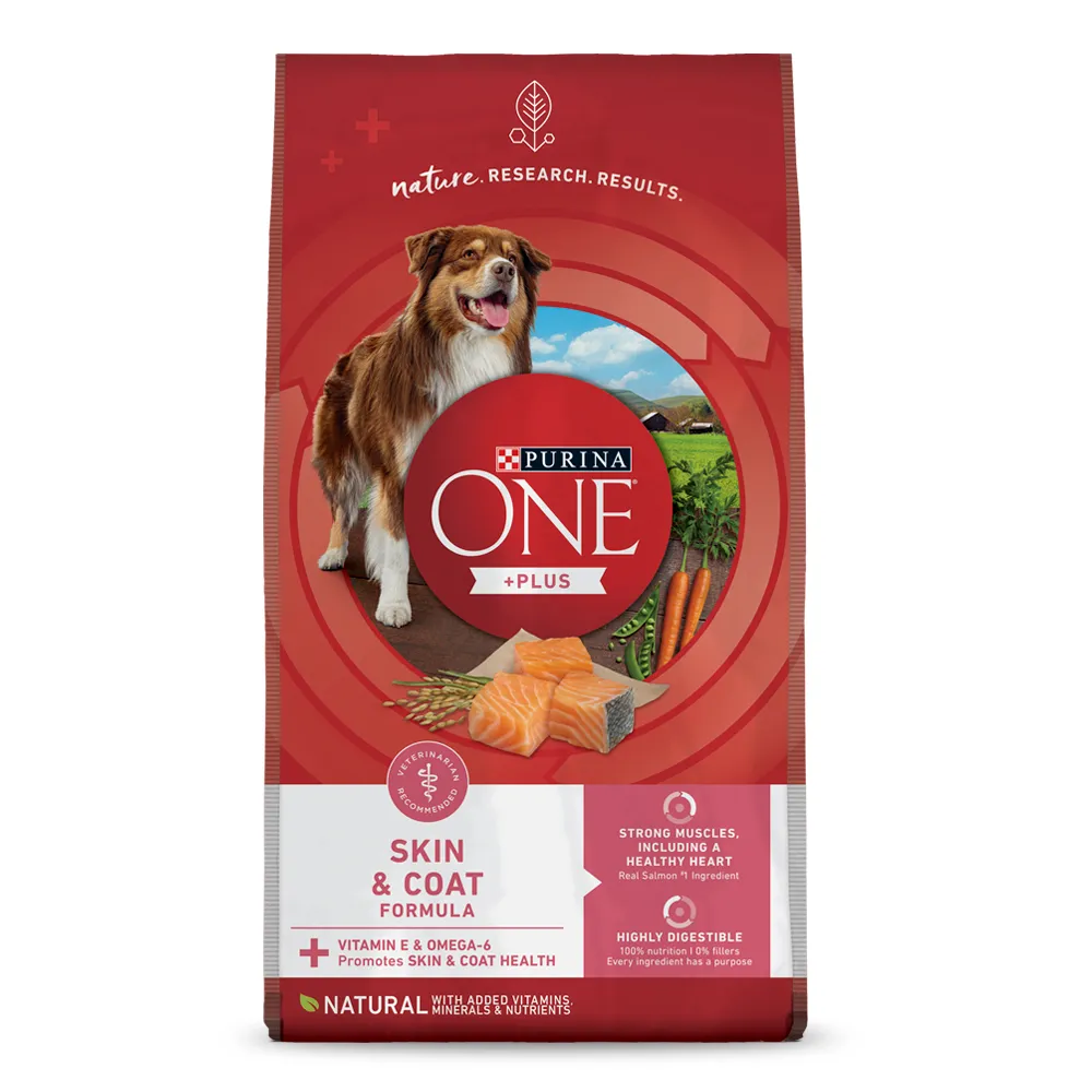 Purina ONE® +Plus Skin & Coat Formula Dry Dog Food