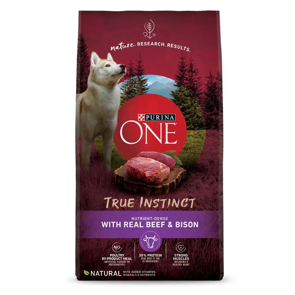 Purina ONE® True Instinct Formula with Real Beef & Bison Dog Food 