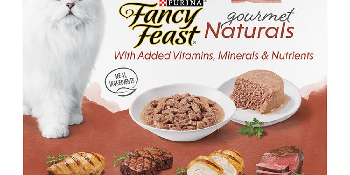 Fancy Feast Gourmet Naturals Wet Cat Food Variety Pack 30 Purina